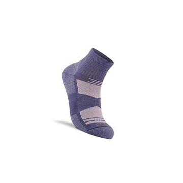 Women's Ecco Performance Quarter Socks Light Purple | USA 433CTV